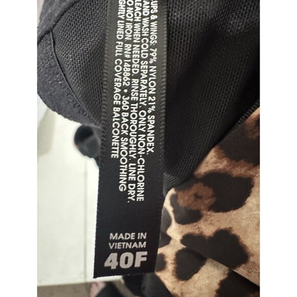 Torrid Cheetah Print Lightly Lined Full Coverage Balconette Bra Size 40F - Picture 7 of 9